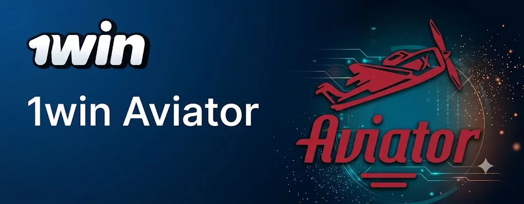 Jocul Aviator pe 1win cu avionul roșu și multiplicatorul în creștere